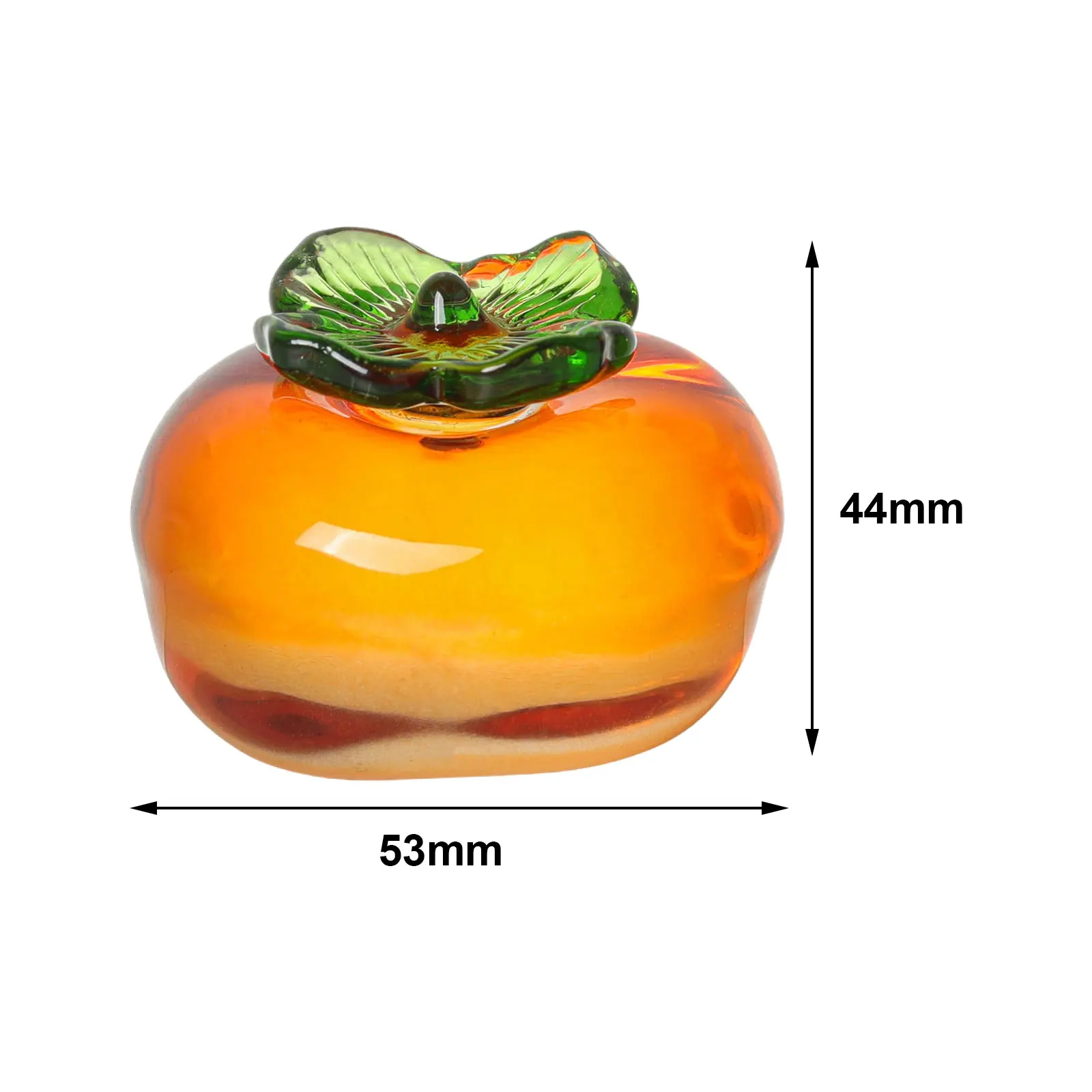 Figurines Pommes En Cristal 6 Pièces - Presse-Papier Décoration Artisanale