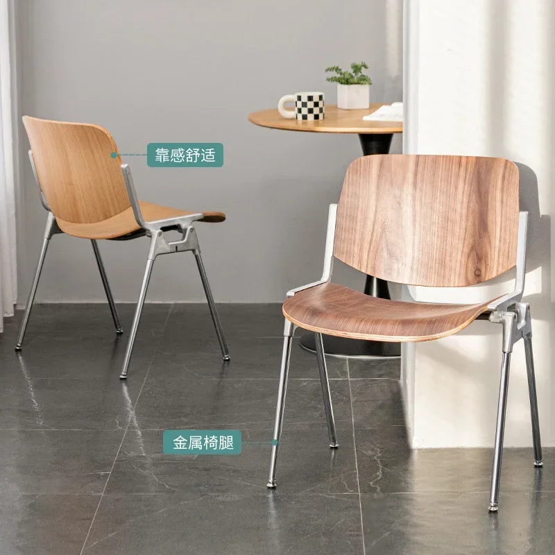 كرسي طعام من العصور الوسطى خفيف فاخر على الإنترنت كرسي خلفي للمشاهير مقعد من الحديد المطاوع كرسي تفاوض بسيط للمقهى المنزلي #4