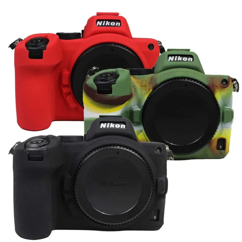 

For Nikon Z5 Z6 II Z7 II Cover Skin Nice Soft Z5 Camera Bag Nikon Z5 Z6II Z7II Silicone Case Rubber Camera Body