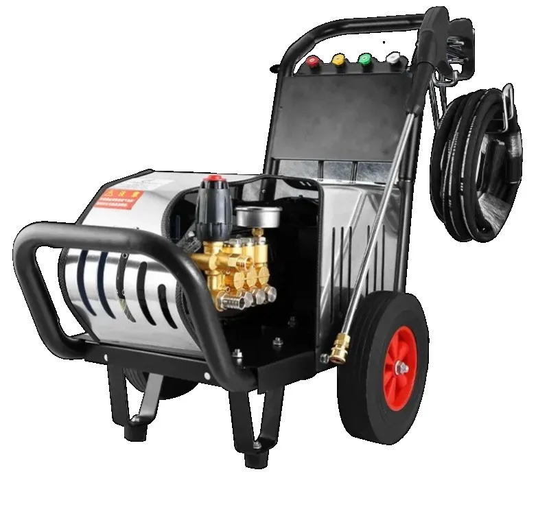 380V 4KW Electric High-Pressure Cold Water Washer Multi-Purpose Industrial Car Wash Machine Retail Home Use