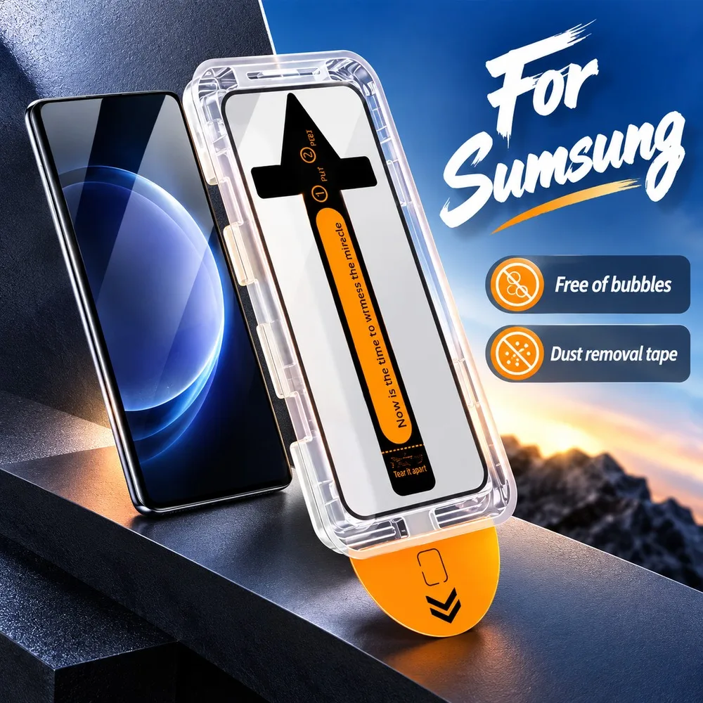 2PCS Screen Protector For Samsung Galaxy S25 Edge S25 FE S24 Ultra S24+ Tempered Glass For Samsung Galaxy S24 S24 FE S23 Ultra