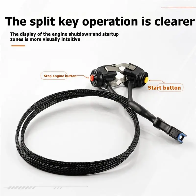 A60E-Flameout Stop Switch Start Ignition Kill Button Horn For Husqvarna EXC EXCF XC XCF XCF-W XCW SX 2024-2026 Starter