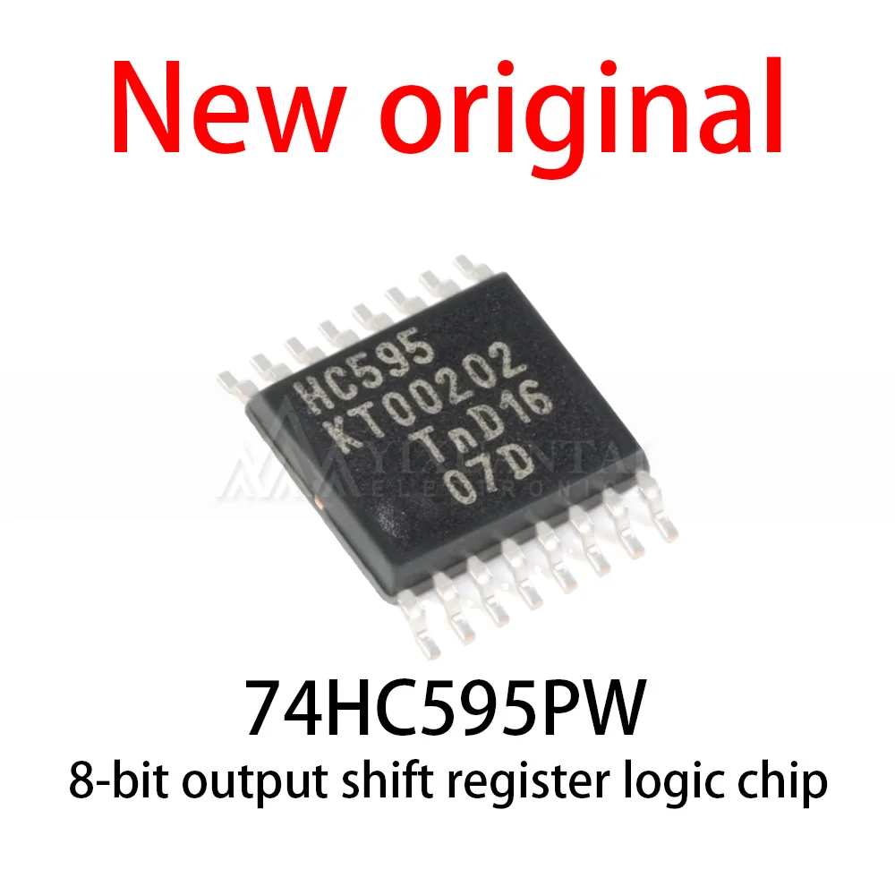 (10-50piece) New original 74HC595PW 74HC595 TSSOP-16 8-bit output shift register logic chip in stock ﻿