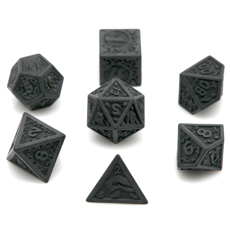 7Pcs/Set Acrylic Polyhedral Dices Set High Quality DND Games Dices for Party Role Playing Digital Board Table Game Accessories