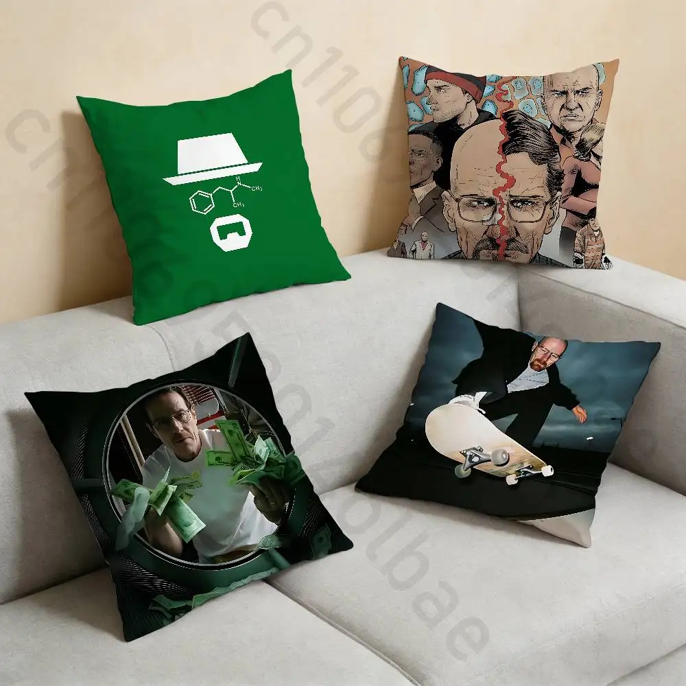 

B-Breaking Walter White B-Bad pillowcase casual style decoration, suitable for home decoration (excluding pillow core)
