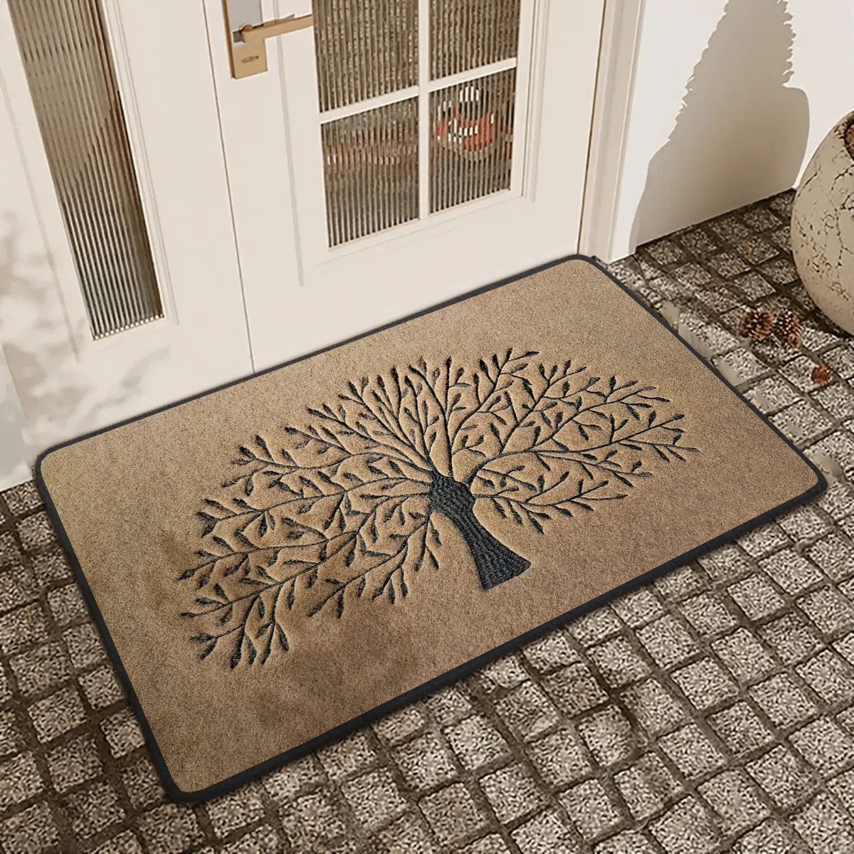 Einfache Kristall Samt Fußmatten Eingang Fußmatten Haushalt Fußmatten Eingang Fußmatten Badezimmer saugfähige Matten