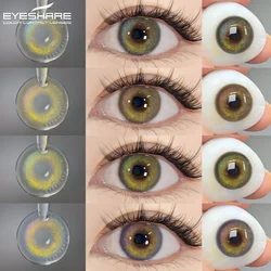 EYESHARE Korean Lenses Colored Contact Lenses for Eyes 1 Pair Natural Contact Lenses for Eyes Yearly Eye Lenses Beautiful Pupils