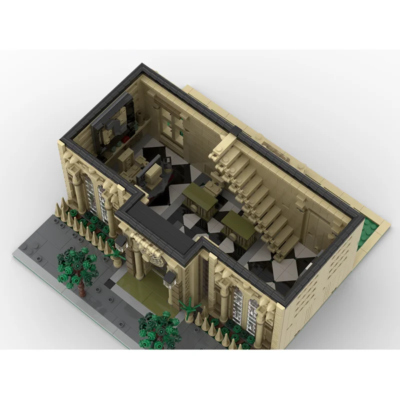 نموذج عرض الشارع Moc اللبنات وحدات القنسبول نموذج الطوب العام لتقوم بها بنفسك تجميع لعبة البناء عطلة هدية عيد ميلاد