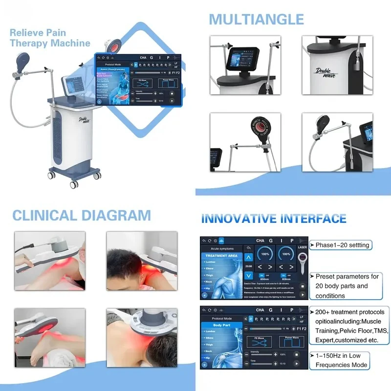 Magic Belle Advanced Electromagnetic Physiotherapy Machine with Adjustable Frequency for Joint Rehabilitation for Pain Relief