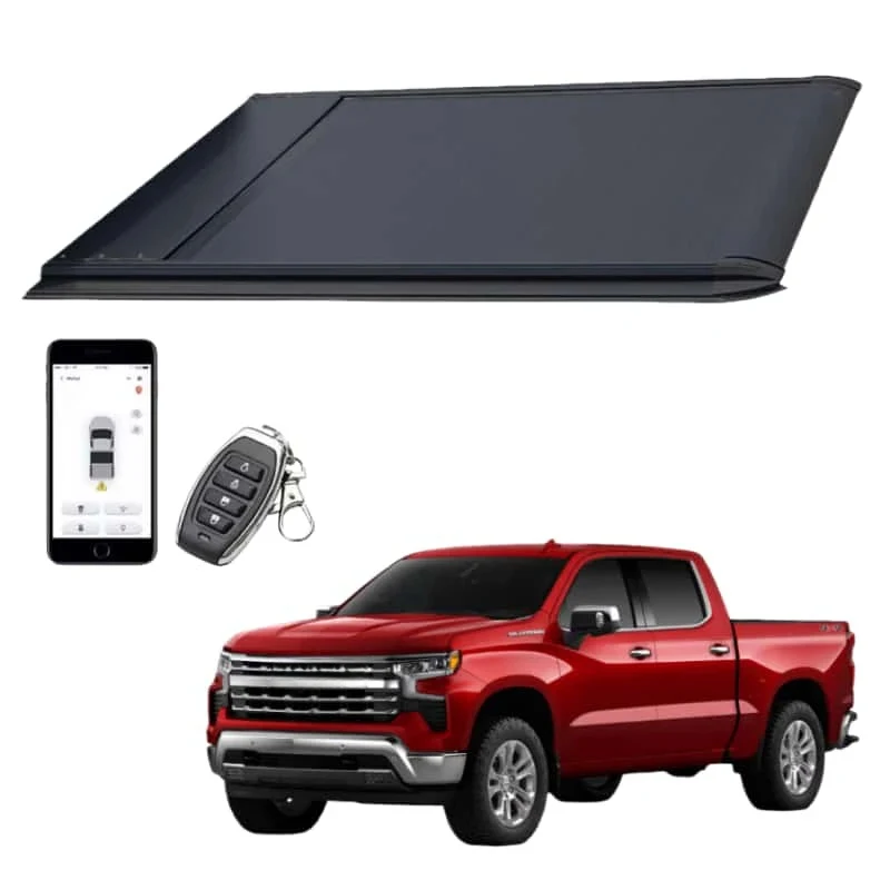 Hot selling Factory Supply Electric Retractable Aluminum Alloy Tonneau Cover Roller Silverado Lid Waterproof Locking Tailbox