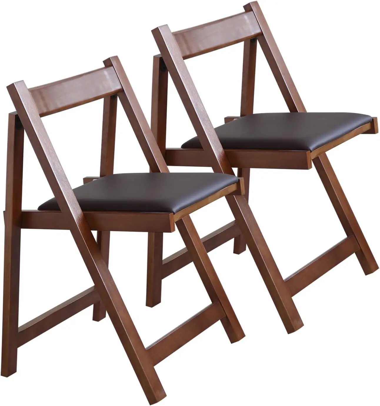 

Folding Dining Chairs with Padded Seat Lightweight sillas para Fiestas,2 Pack Folding Chair for Dinner,Party Wedding
