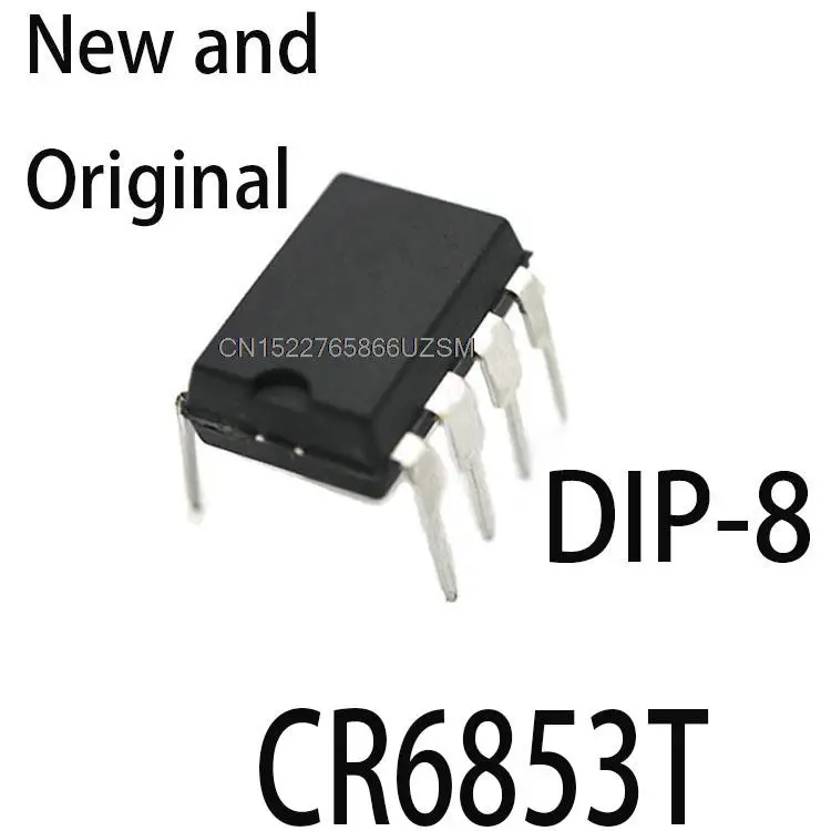 10PCS New and Original DIP8 CR6853 DIP 6853T DIP-8 CR6853T