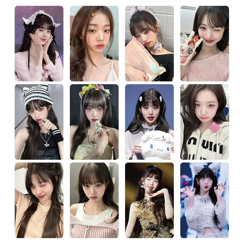 한국 엔터테인먼트 걸그룹 엽서 55장, 팬 컬렉션, 로모 카드, 스타 주변기기 포토카드, 서포트 카드