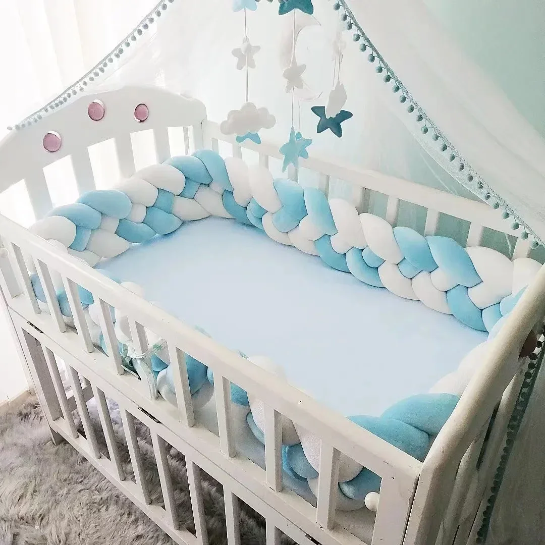 Material Pack Twist Baby Crib Enclosure Class A Newborn Child Crash Fence Soft Bag Cushion Bed Cushion Bed Backrest Send video