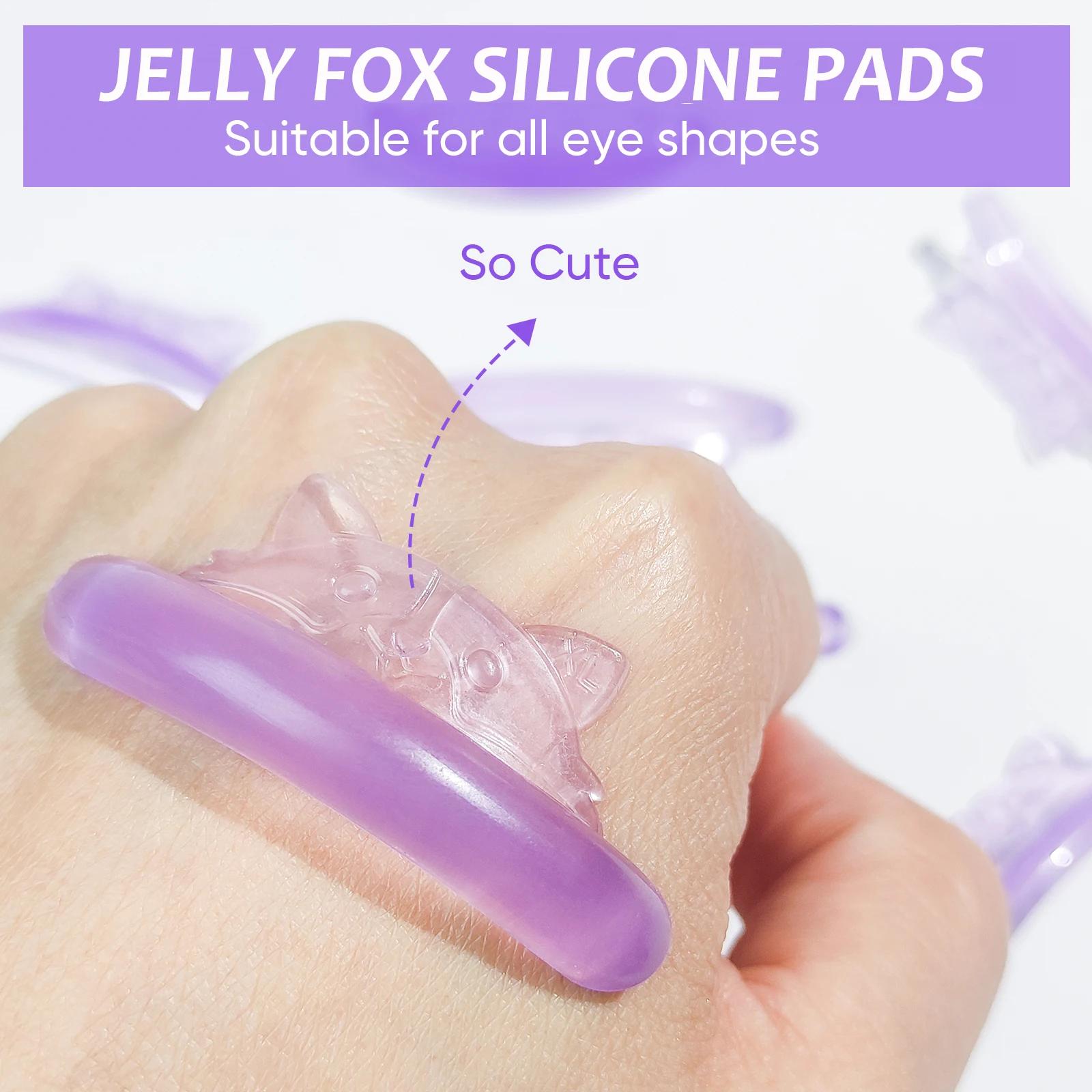 5 Pairs C Curl Silicone Eyelash Perm Pads Sticky Lashes Rod Shield Lifting 3D Eyelash Curler Accessories Makeup Tool view 2