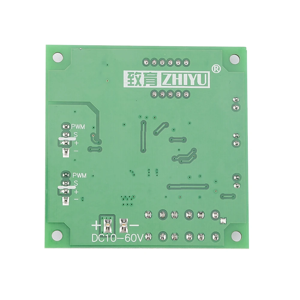 DC10~60V Fan Motor Controller PWM Dual Way TEMP Control Module High Precision Sensor Automatic TEMP Control With Stop Alarm