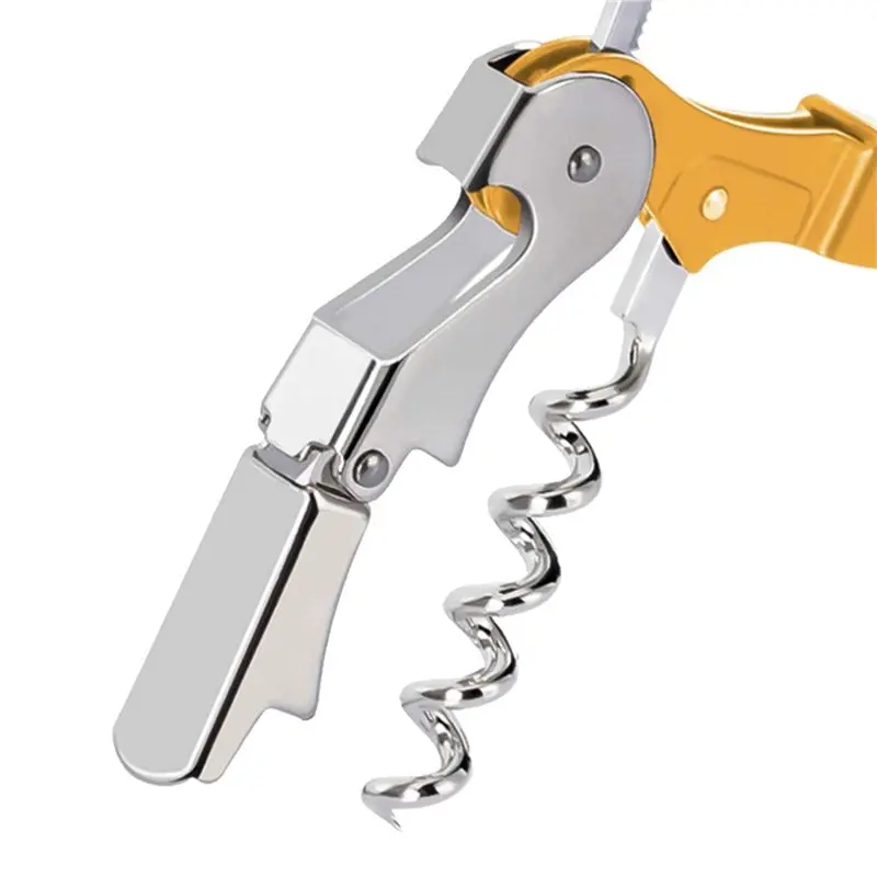 10 Pack Corkscrew Heavy Duty Wine Opener Set With Foil Cutter And Bottle Opener Wine Key For Waiters,Home-AT36
