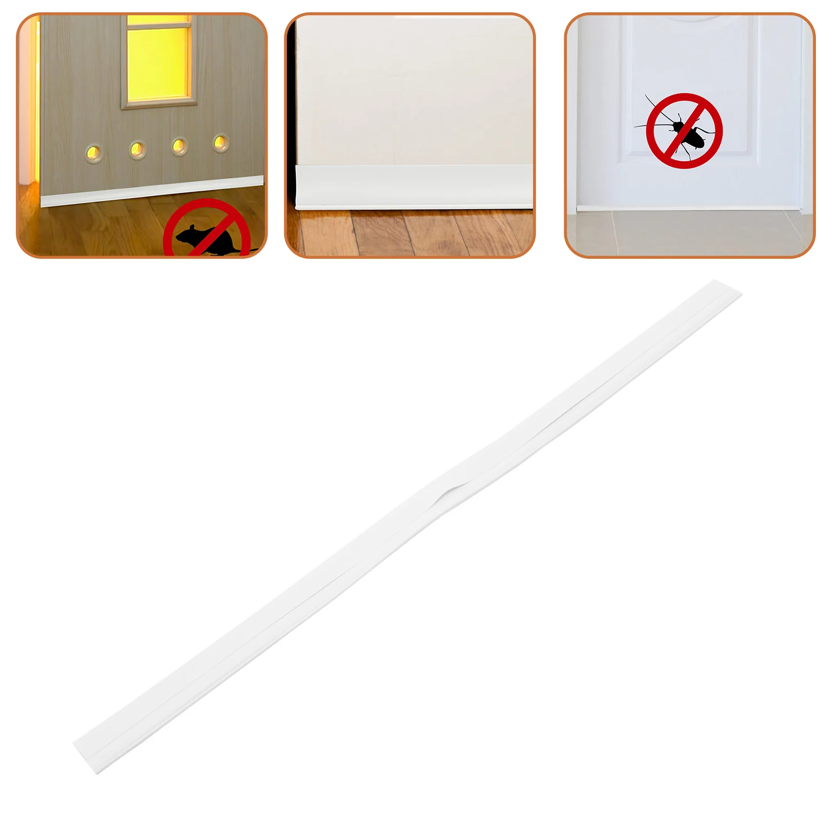 

Creative Windproof Sealing Strip For Door Bottom Noise Blocker Multifunctional Dorm Home Use Soundproofing Seal Strip