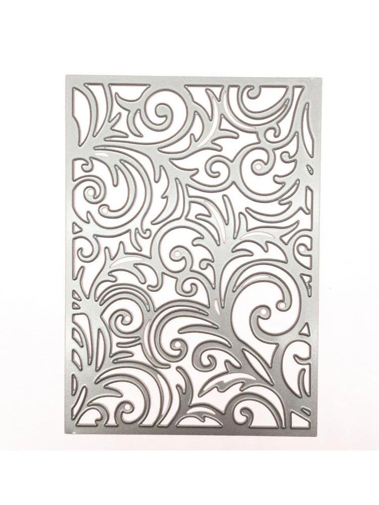 rectangle grass background Metal Cutting Dies Stencil Scrapbook Diy Album Stamp Paper Card Embossing Decor Craft Knife Mould