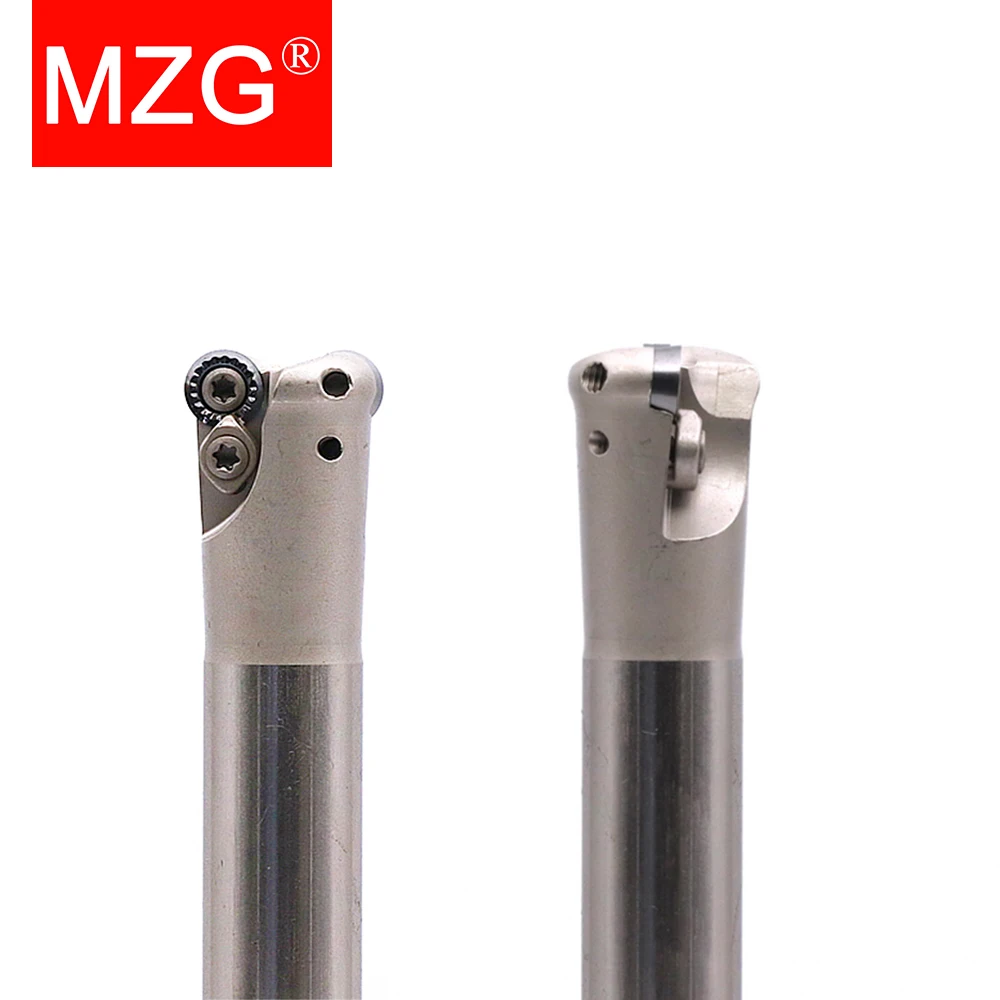 MZG EMR 4R 5R Round Nose Milling Cutter Holder Tungsten Carbide Face CNC Cutting Machine Carbide Inserts RPMT RPMW End Mill Tool