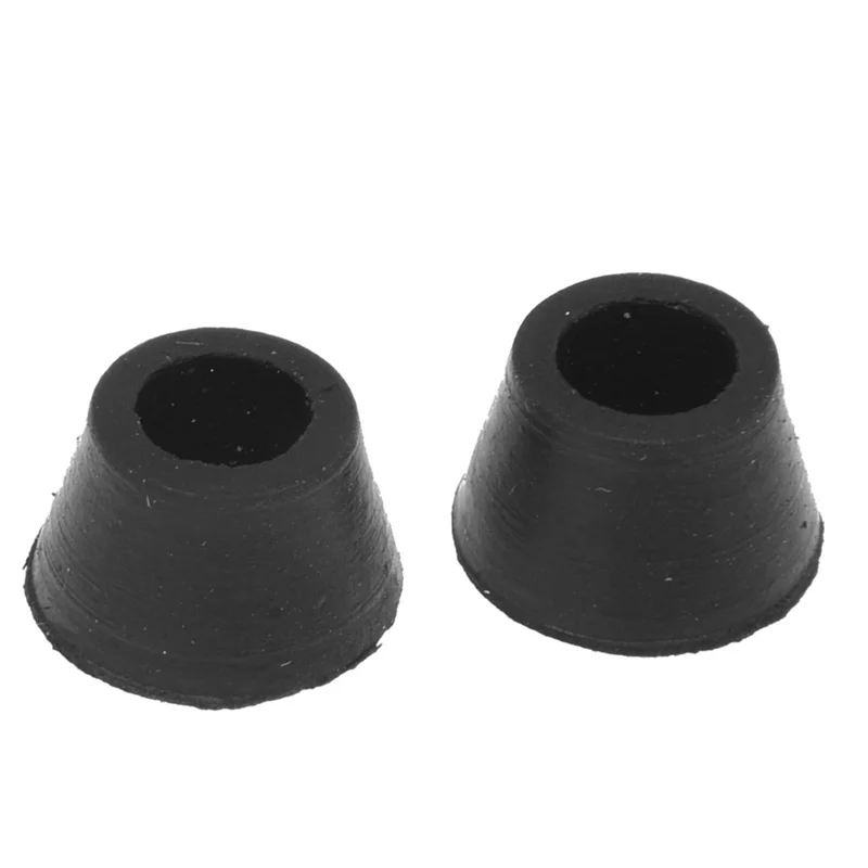 A67K-200PCS ฝาครอบขาเฟอร์นิเจอร์ยางสีดำสำหรับเก้าอี้ โซฟา โต๊ะ ขนาดเส้นผ่านศูนย์กลาง 16 มม.