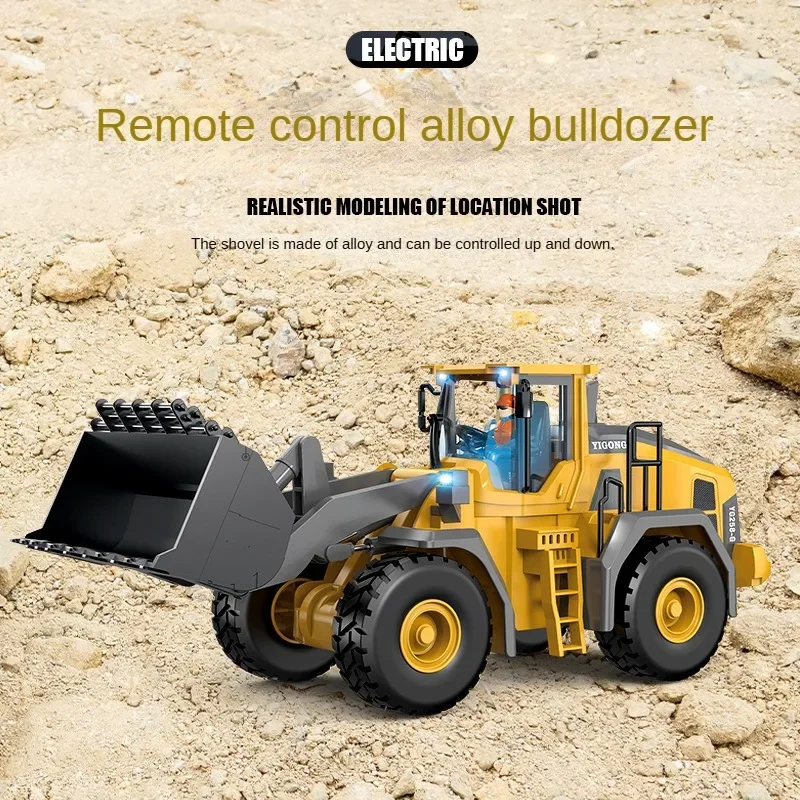 2.4G Rc Crawler Excavator Remote Control Model 1:24 Simulation Boy Children Rc Engineering Vehicle Model Toy  Boys Birthday Gift