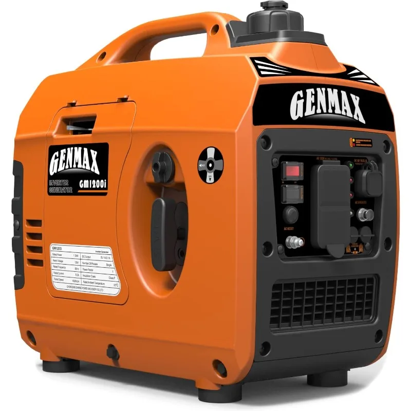 GENMAX Generator，EPA Compliant, Eco-Mode Feature, Ultra Lightweight for Backup Home Use & Camping