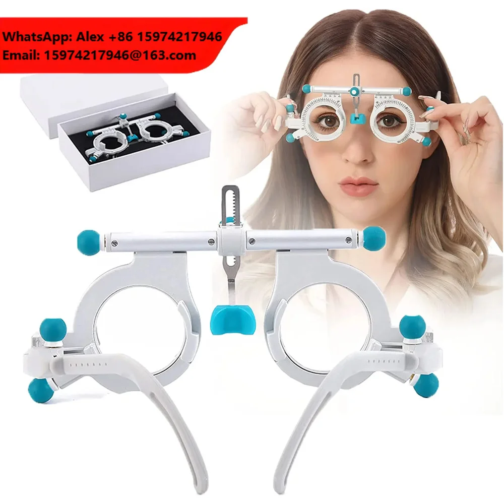 Pupil Distance Ruler Adaptive Rotary Nose Pad UTF-4880 Optical Optometry Trial Lens Frame