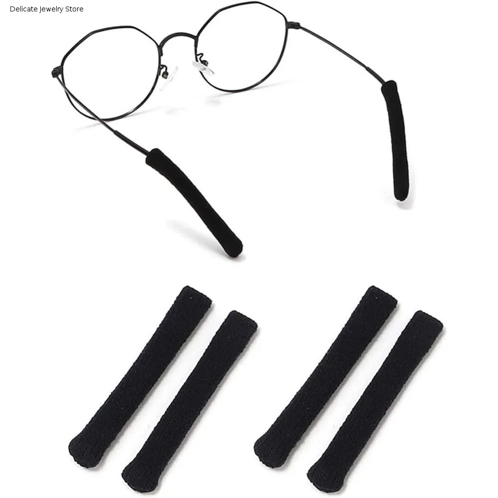 High Elastic Glasses Leg Cover Knitting Anti-drop Glasses Foot Cover Comfortable Soft Easy Fixing Eyeglass Ear Cushions