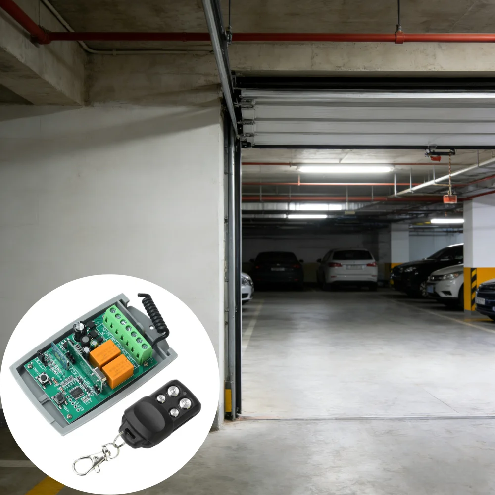 433MHz Universal Smart Garage Door Controller with APP Remote Control Strong Anti-Interference Fixed Rolling Code Compatible