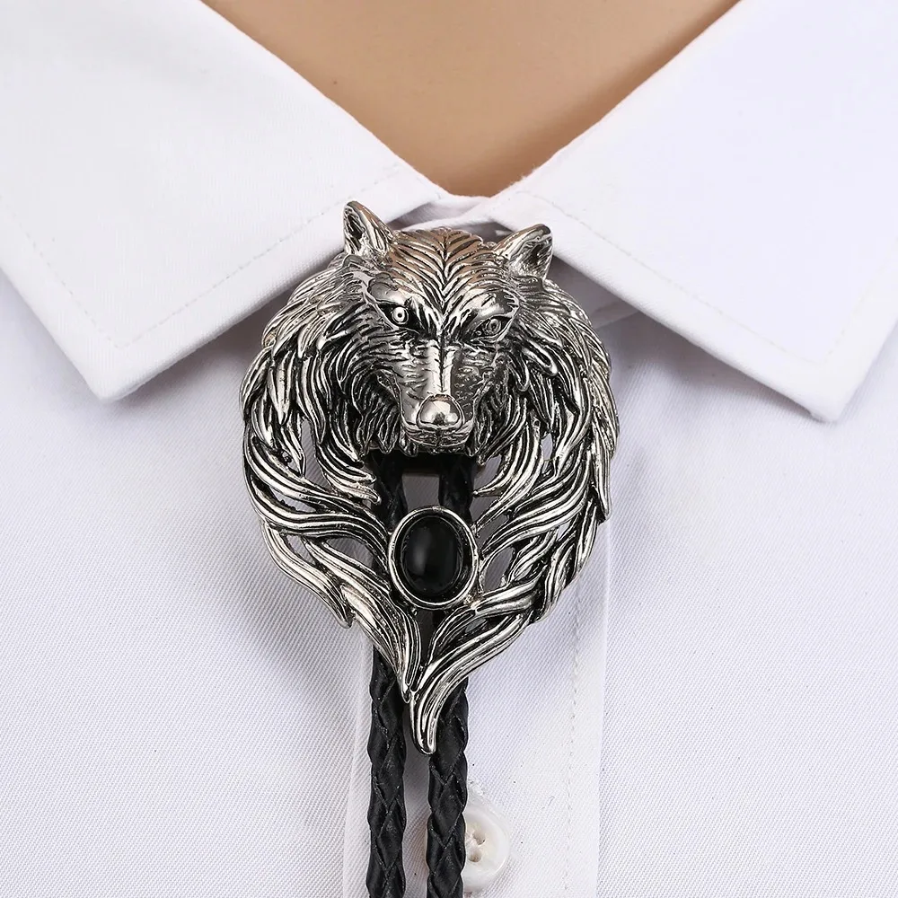 First letter tie wolf head personality casual full with clothing accessories