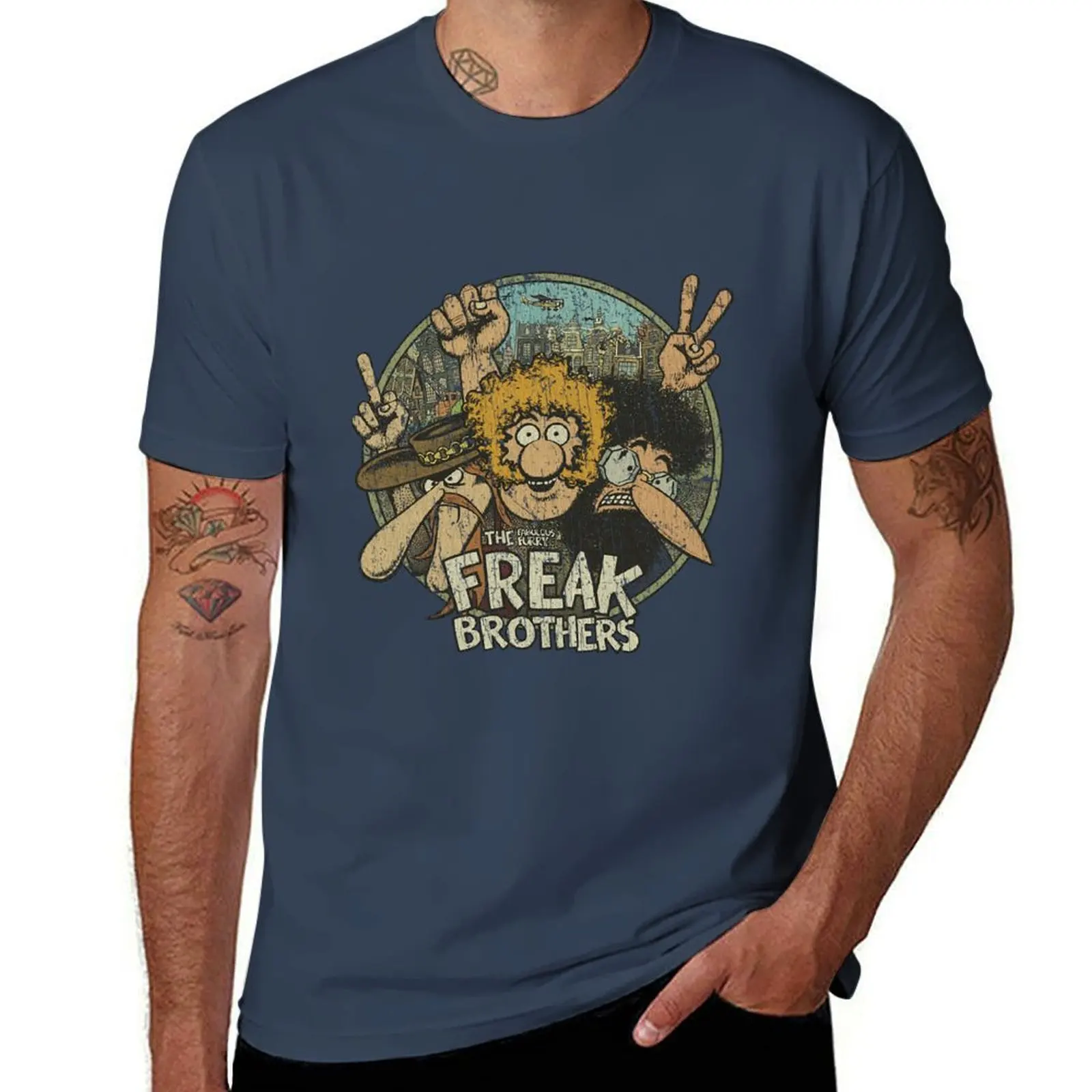 

The Fabulous Furry Freak Brothers 1968 T-Shirt Fashion Simple Casual Tee Shirt