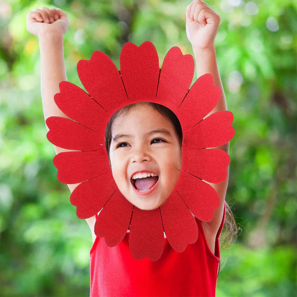 Sonnenblume Kopfbedeckung Hut Blume Kostüm Zubehör Cosplay Party Prop Halloween Tanz Performance Kinder Erwachsene Filz Kopfschmuck