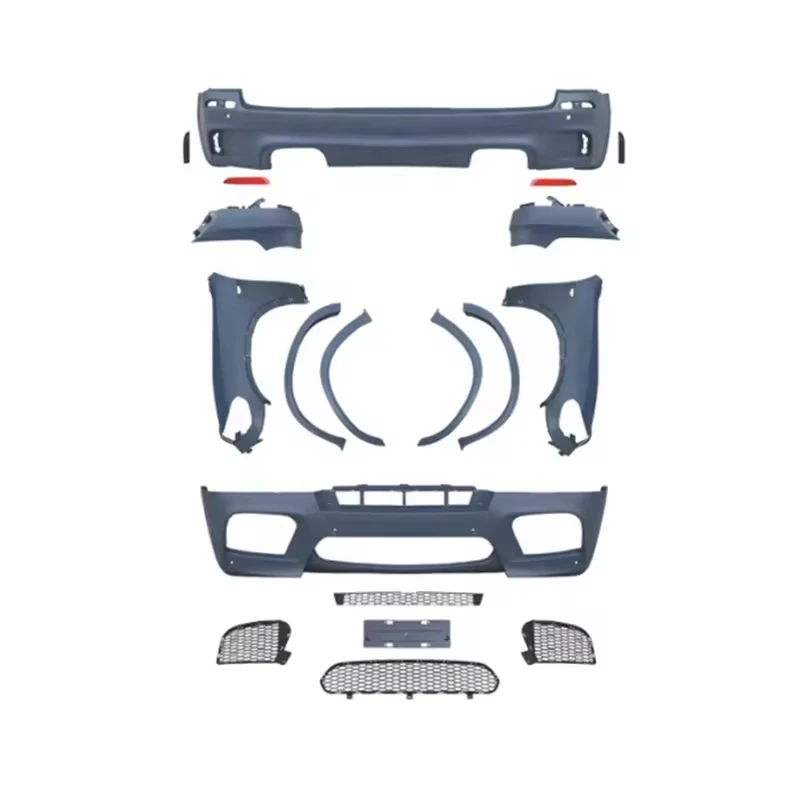 Wholesale New Sport Style Body Kit for X5 E70 07-10 Upgrade to X5M Modified Bumper with Primer Color PP Material Accessories