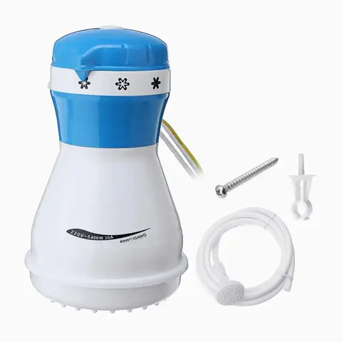 목욕용 110V/220V 5400W 전기 히터 샤워 헤드가있는 인스턴트 온수기 비 보유 히터 전기 온수기 Best5