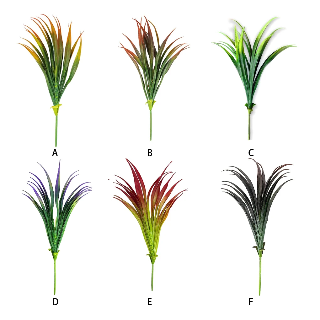 6 шт./набор, пластиковые растения для украшения дома