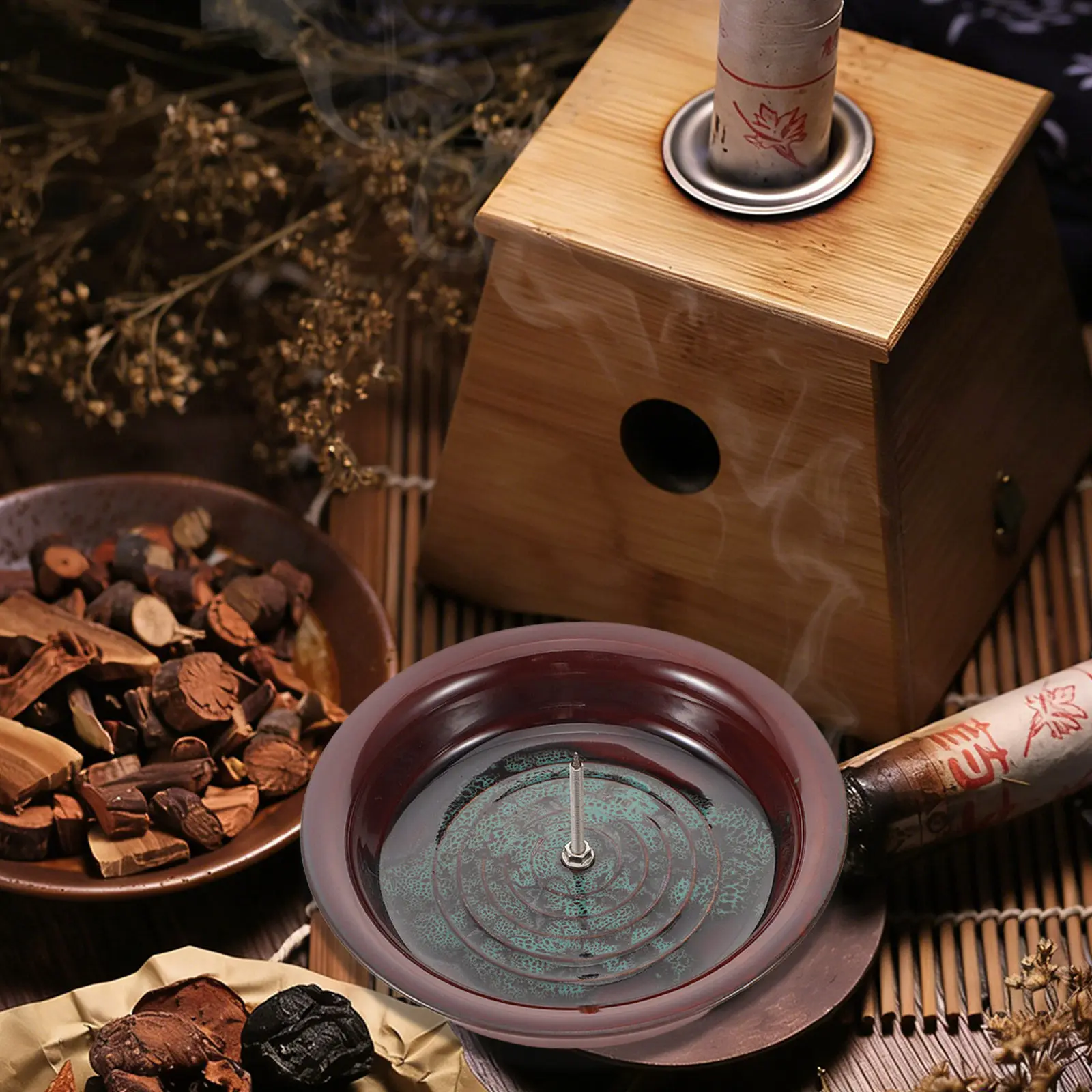 

Керамический поднос-горелка для моксы 11,5 см, универсальная фиксированная подставка для моксы, устойчивая тарелка для золы, подставка для сжигания трав