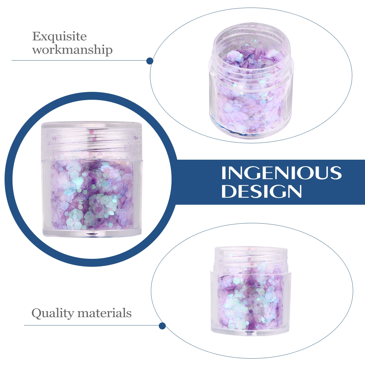 

12 Boxes Flashing Colorful Nail Art Sequin Manicure Glitter Stickers Nail Decoration for Professional Home Use