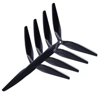 HQProp HQ Macroquad Prop 10X5X3 9X5X3 1050/9050 10inch 9inch 3 blades Black Carbon Reinforced Nylon Propeller for RC FPV Drones