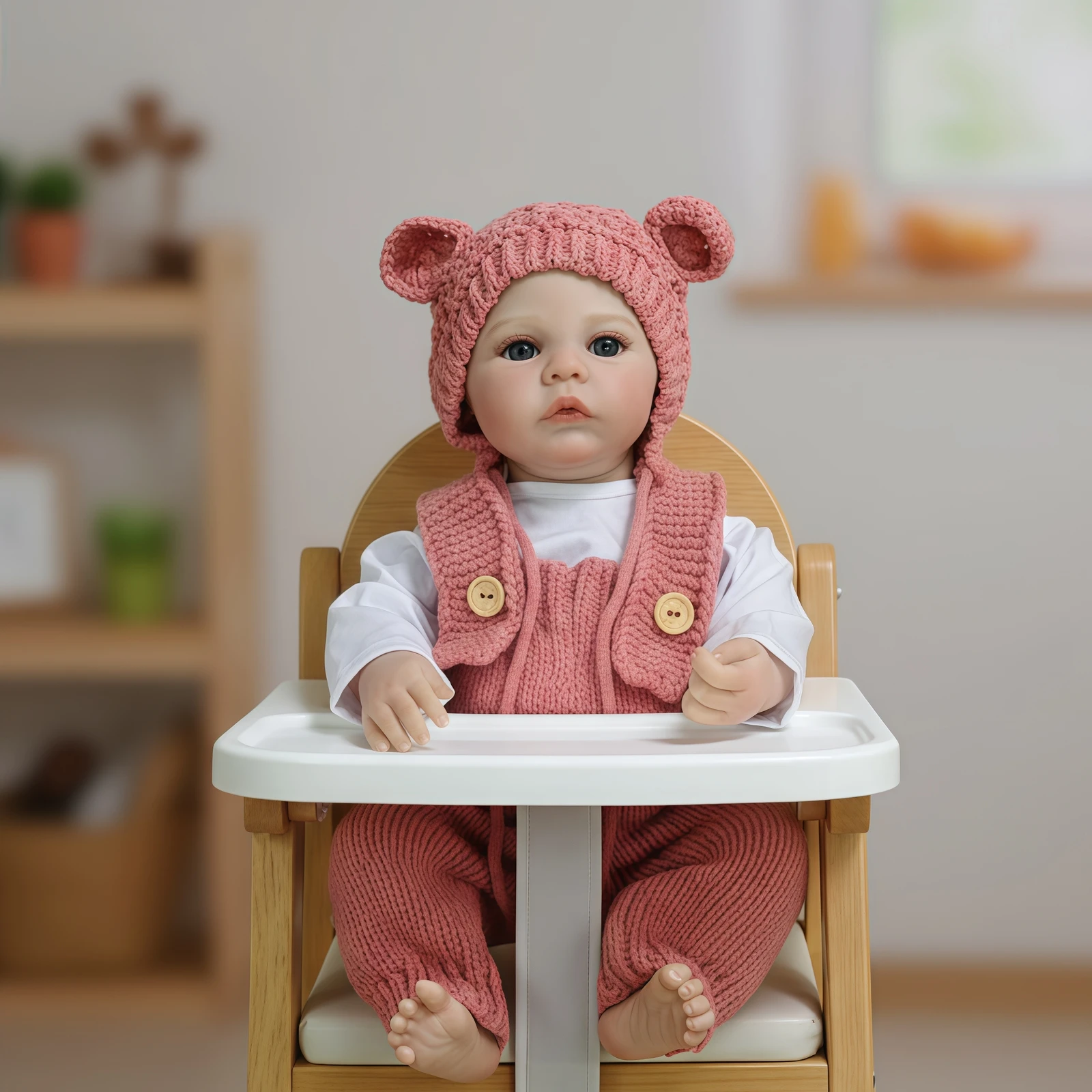 

Реалистичная кукла-реборн девочка 18 дюймов/45 см, полностью виниловая, силиконовая, с 3D ручной росписью, подарок на рождение ребенка, подарок на день рождения, подарок на Рождество