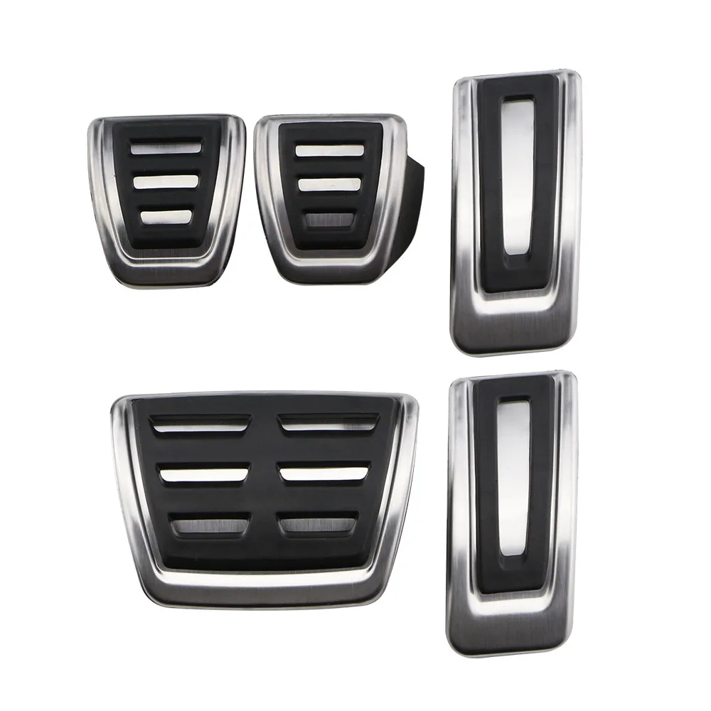 Auto-Fußpedale für Volkswagen VW UP Zubehör Skoda Citigo SEAT Mii 2011~2022 Gaspedal Bremspedal Edelstahl-Pedalauflagen – Detail 3