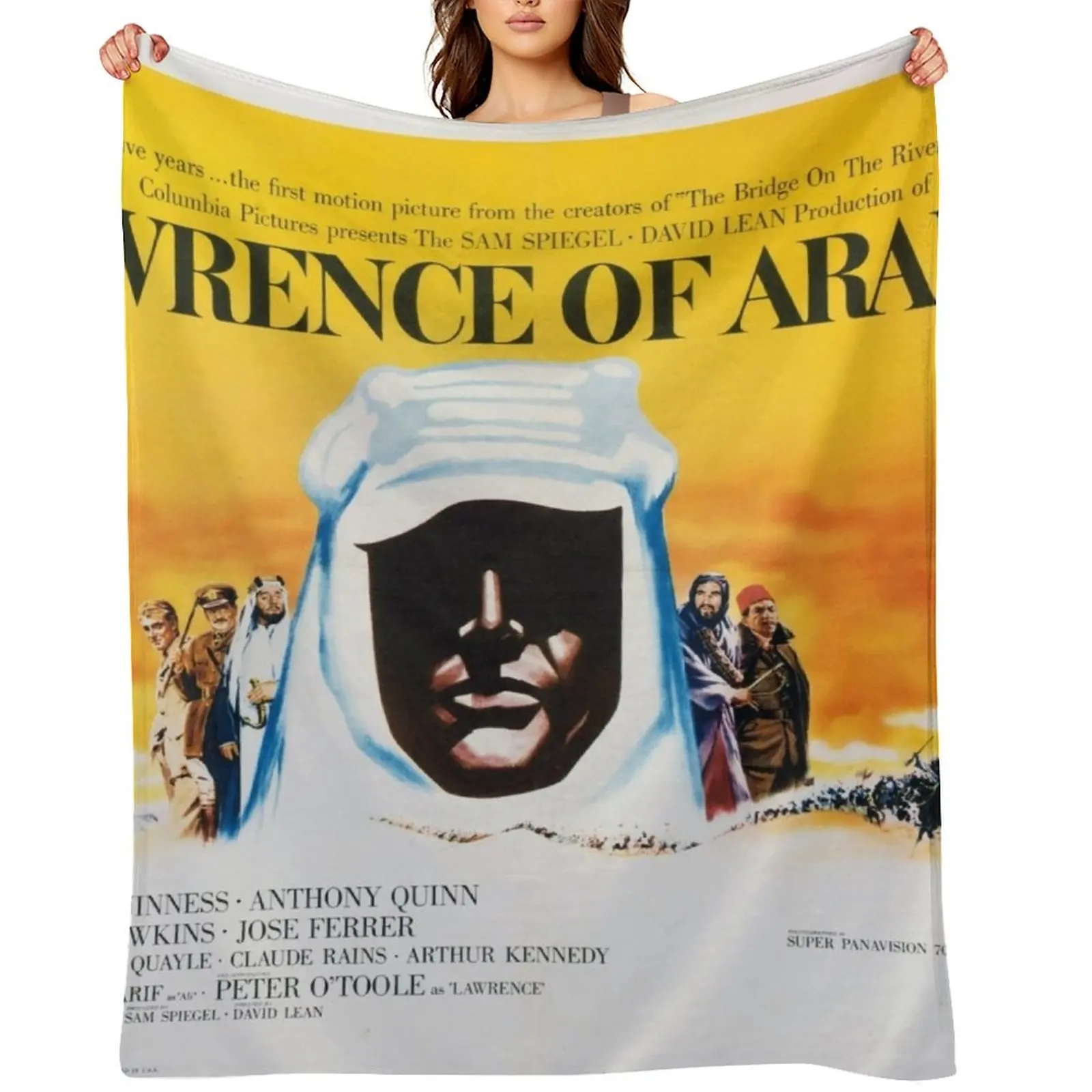 

Lawrence of Arabia Vintage Movie Poster Throw Blanket Retros for winter Luxury Thicken Comforter Blankets
