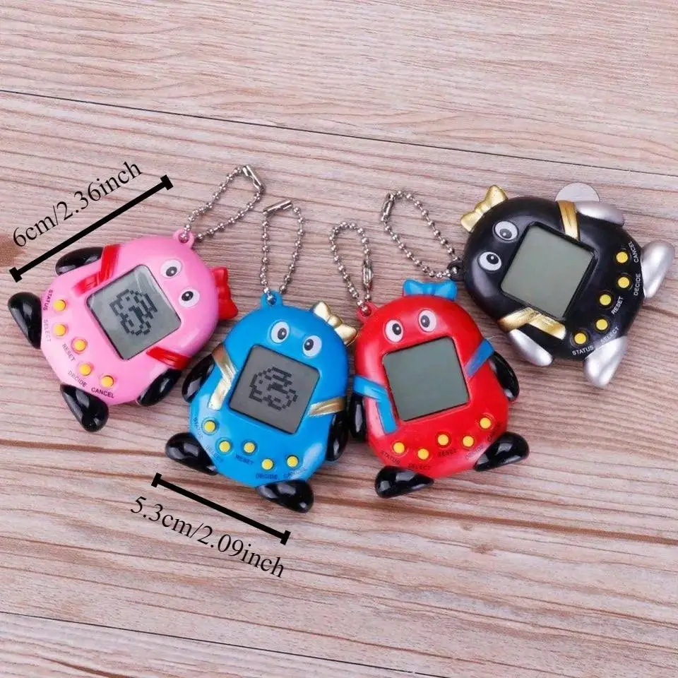 2024 Hot selling children\'s mini virtual Tamagotchi game pendante Tamagotchi handheld game console toy pet toy