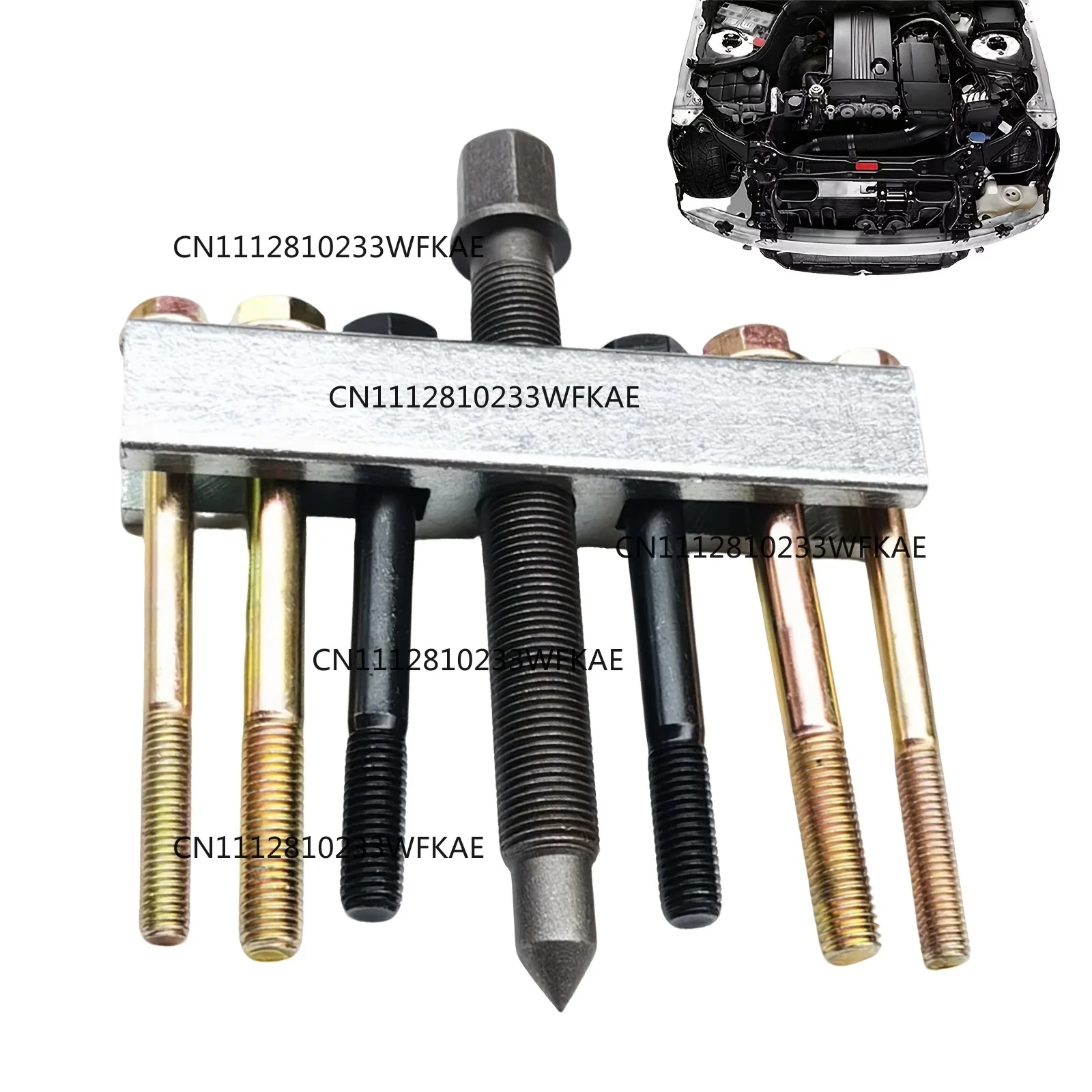 Car Crankshaft Belt Pulley Puller Removal Pulley Tool Fan Impeller Puller Motor Steering Wheel Puller Removal Tool For Auto Tool