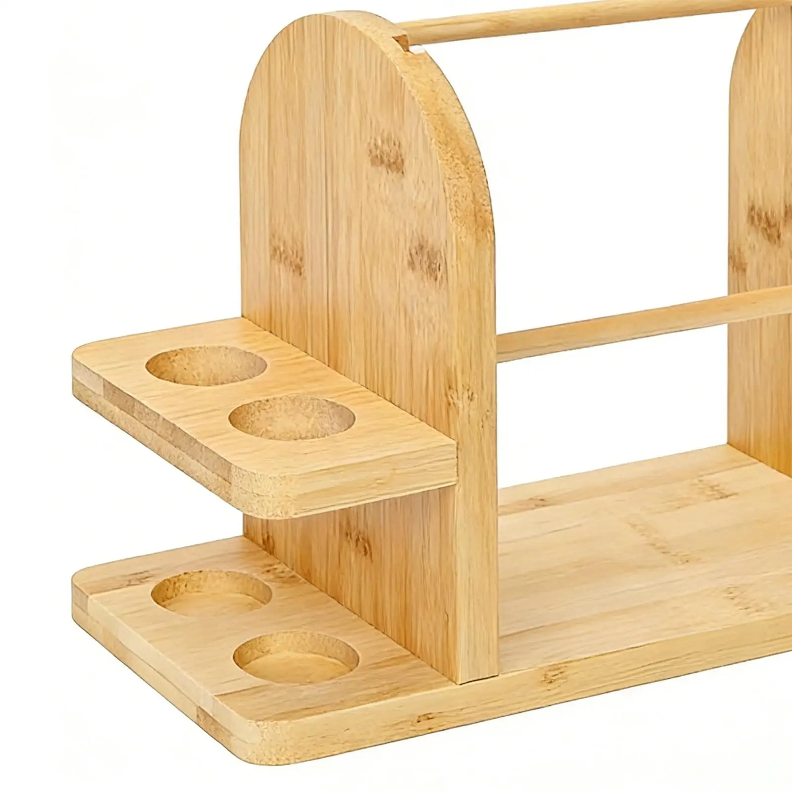 

Crochet Yarn Holder Rotating Smooth Natural Wood Tool Yarn Holder Spinner For Family Lovers Enthusiast Beginner Adults Men Women