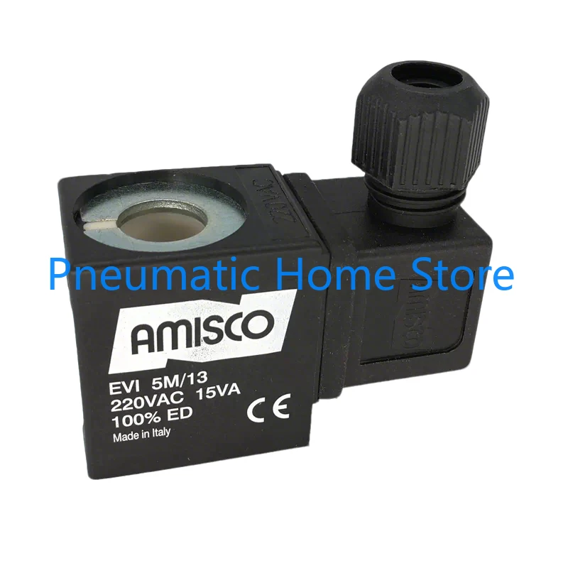 Original AMISCO EVI5M/13 AC220V EVI 5M/13 Solenoid Valve Coil EVI 5C13 DC24V EVI5C13 Inner Aperture：13MM Height：40MM