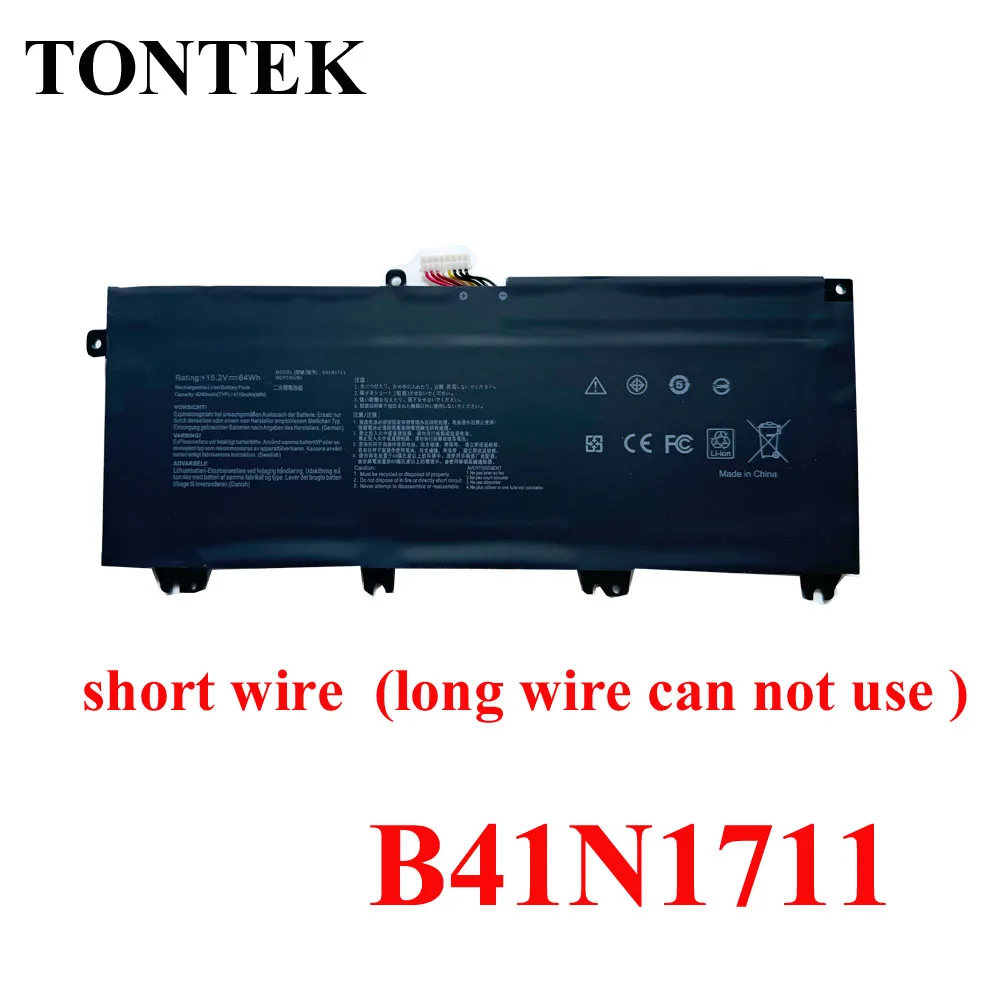 

B41N1711 Аккумулятор для ноутбука Asus ROG Strix GL703VD GL703VM GL503 FX503VM FX63V ZX63V GL503VD GL503VM