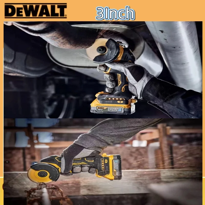 Dewalt rebarbadora sem fio 125mm e 3 Polegada mini máquina de polimento ferramentas elétricas de corte