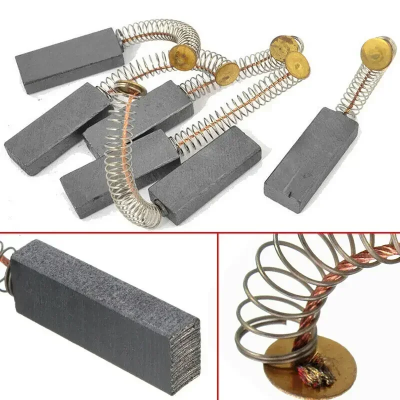 10pcs มอเตอร์แปรงคาร์บอนชุดแปรงโลหะคาร์บอนสําหรับ Bosch ไฟฟ้ามอเตอร์เจาะ 5*8*15 มม.เครื่องมืออุปกรณ์เสริม