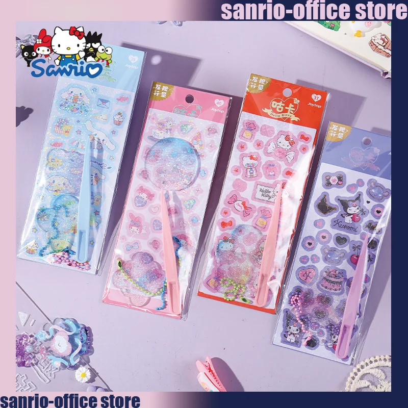 

Sanrio Guka Sticker Set Korean Cartoon Hand Account Decoration Sticker Wholesale Kuromi Cinnamoroll My Melody